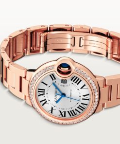 Alternative view of Cartier BALLON BLEU Diamond Rose Gold 33mm