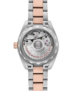 Alternative view of Omega Seamaster Aqua Terra 150M 34 mm Blue Dial Stainless Steel and Sedna�?18k Rose Gold Bracelet 220.20.34.20.03.001