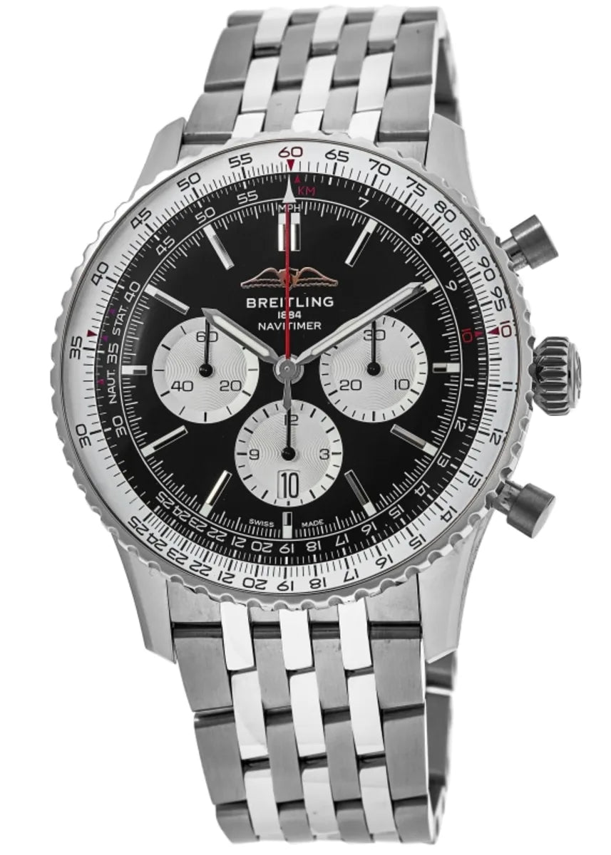 Breitling AB0137211B1A1 Navitimer B01 Black Dial - Νew - Image 3