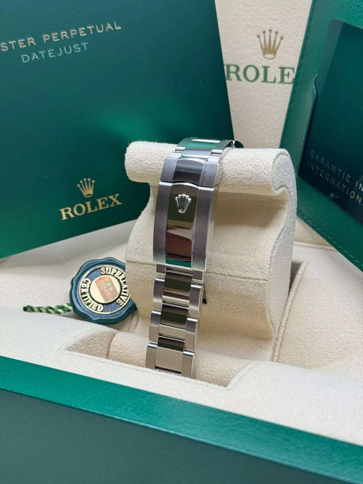 Rolex Datejust 41mm 126334 Black Diamond Oyster Stainless Steel Mens Watch - Image 7