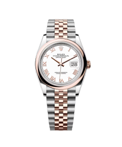 Alternative view of Rolex  Datejust 36mm 126201 White Dial Oyster Bracelet Watch