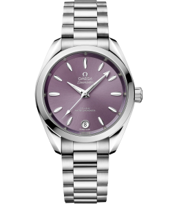 Omega Seamaster Aqua Terra Shades 34 mm Lavender Dial Stainless Steel Bracelet 220.10.34.20.10.002
