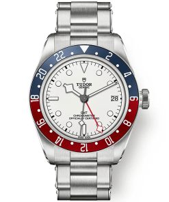 TUDOR Black Bay GMT 41mm White Dial & Red/Blue Bezel Bracelet Watch M79830RB-0010