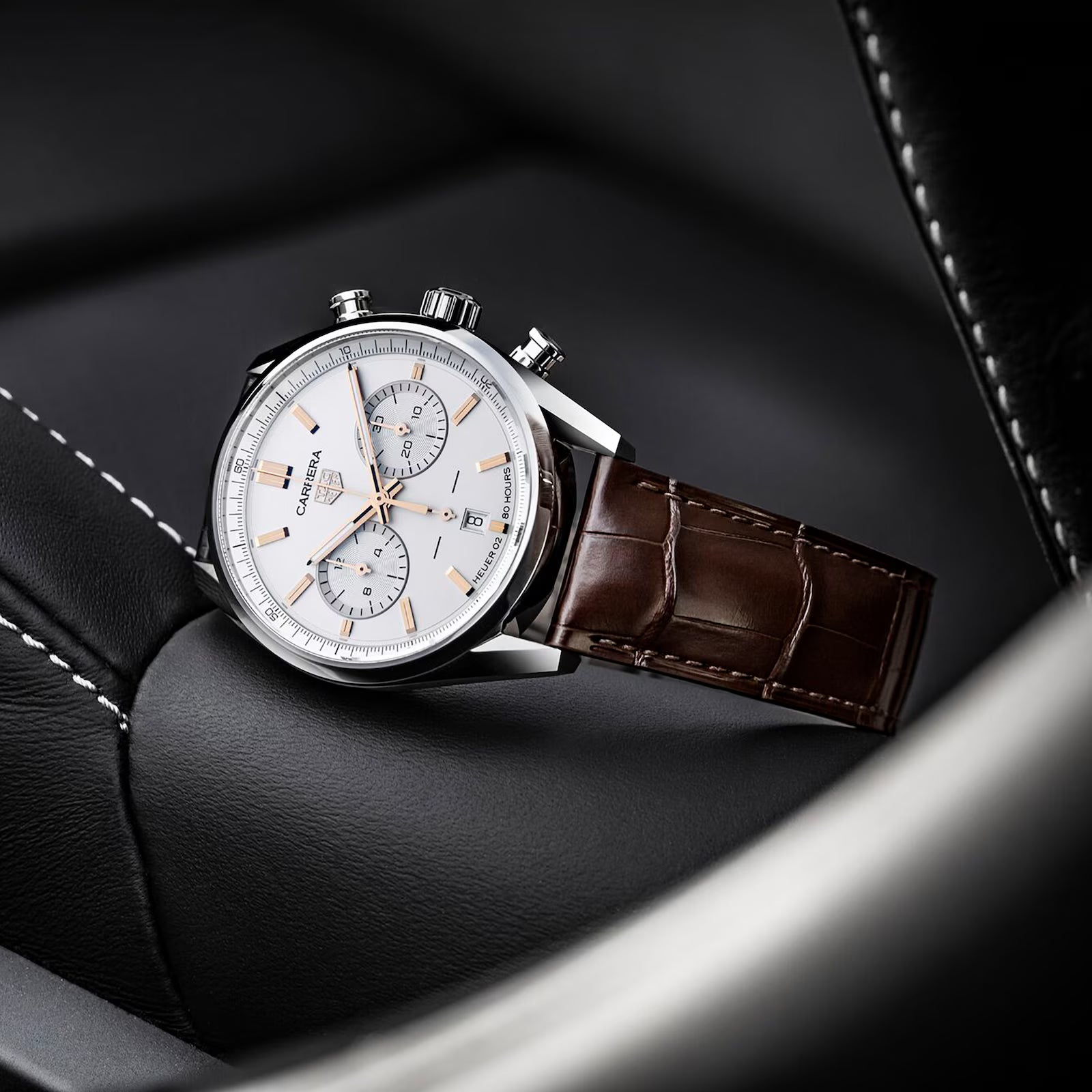 TAG Heuer Carrera Chronograph 02 42mm Mens Watch CBN2013.FC6483 - Image 5