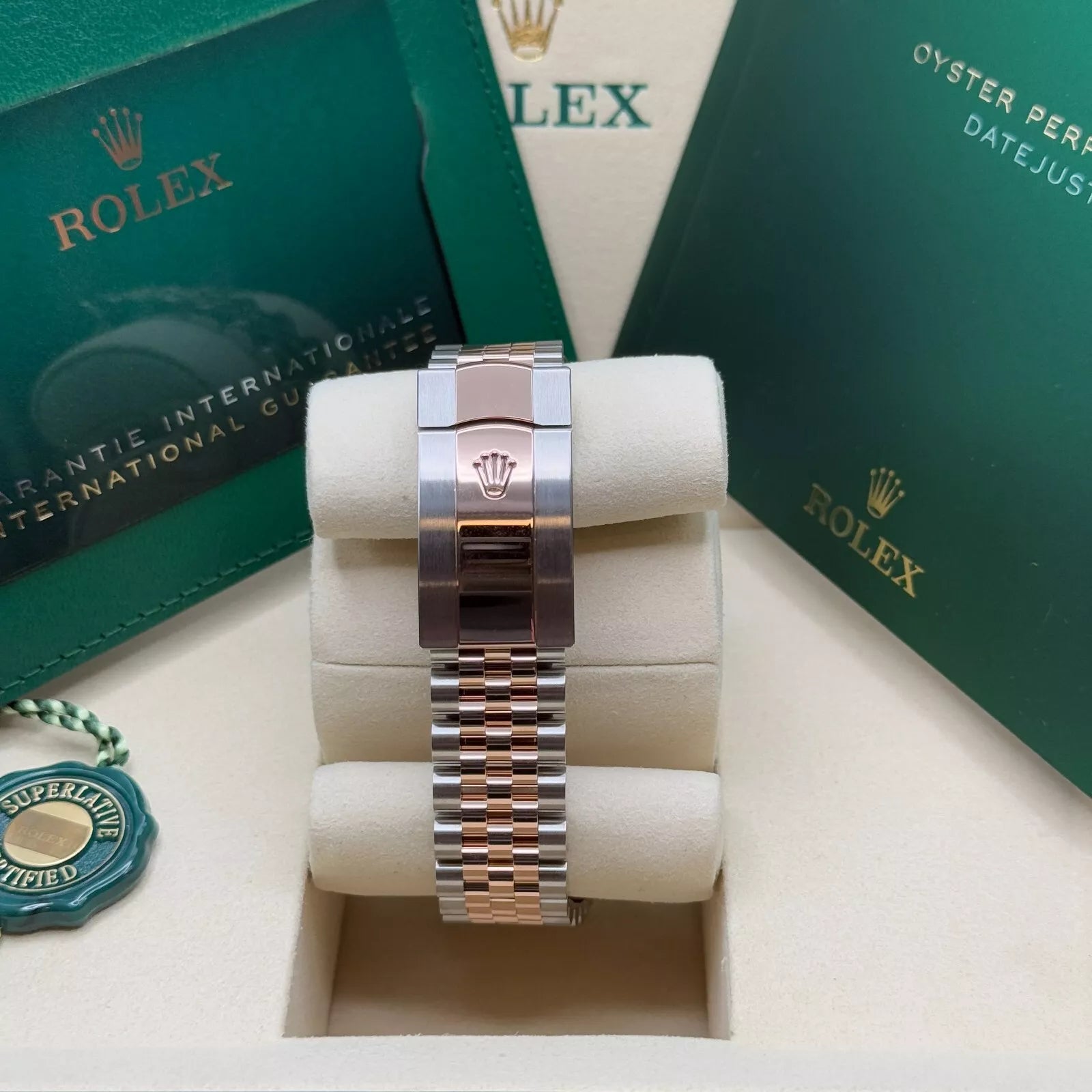Rolex Datejust 41mm 126331 Oyster Band Steel and Everose Gold Men’s Watch - Image 5