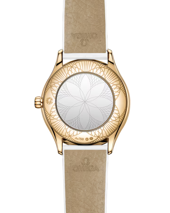 Omega De Ville Mini Trésor 26mm White Dial with Diamonds Moonshine�?18k Rose Gold Strap 428.58.26.60.04.001 - Image 2
