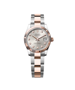 Rolex Datejust m278271-0015/0016 Silver 31mm Dial Oyster Bracelet Watch