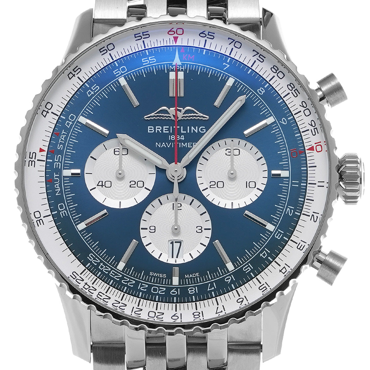Breitling AB0137211C1A1 Navitimer B01 Blue Dial - Νew - Image 2