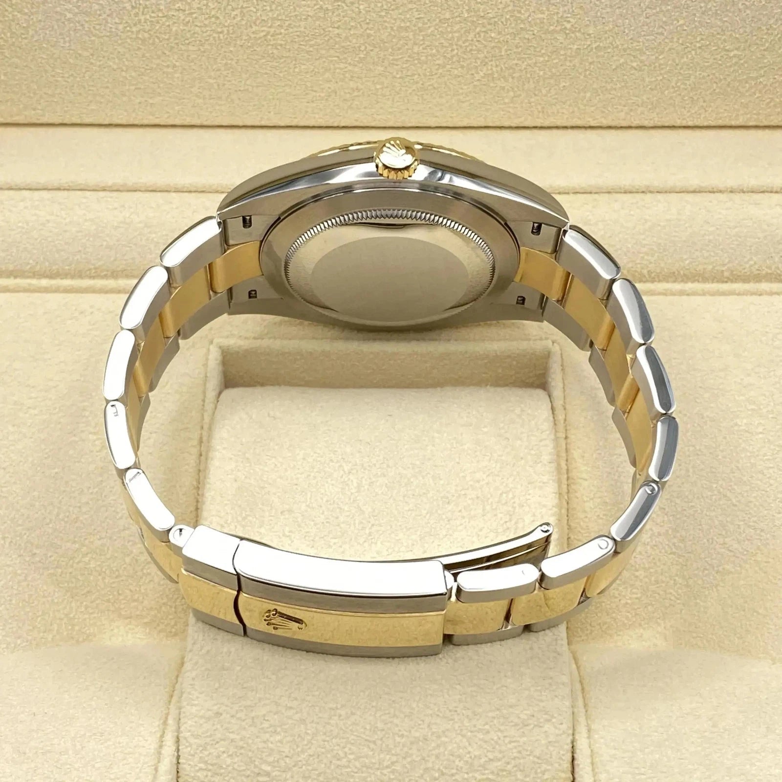 Rolex Datejust 41mm 126303 Champagne Index Oyster Steel and Yellow Gold Mens Watch - Image 8