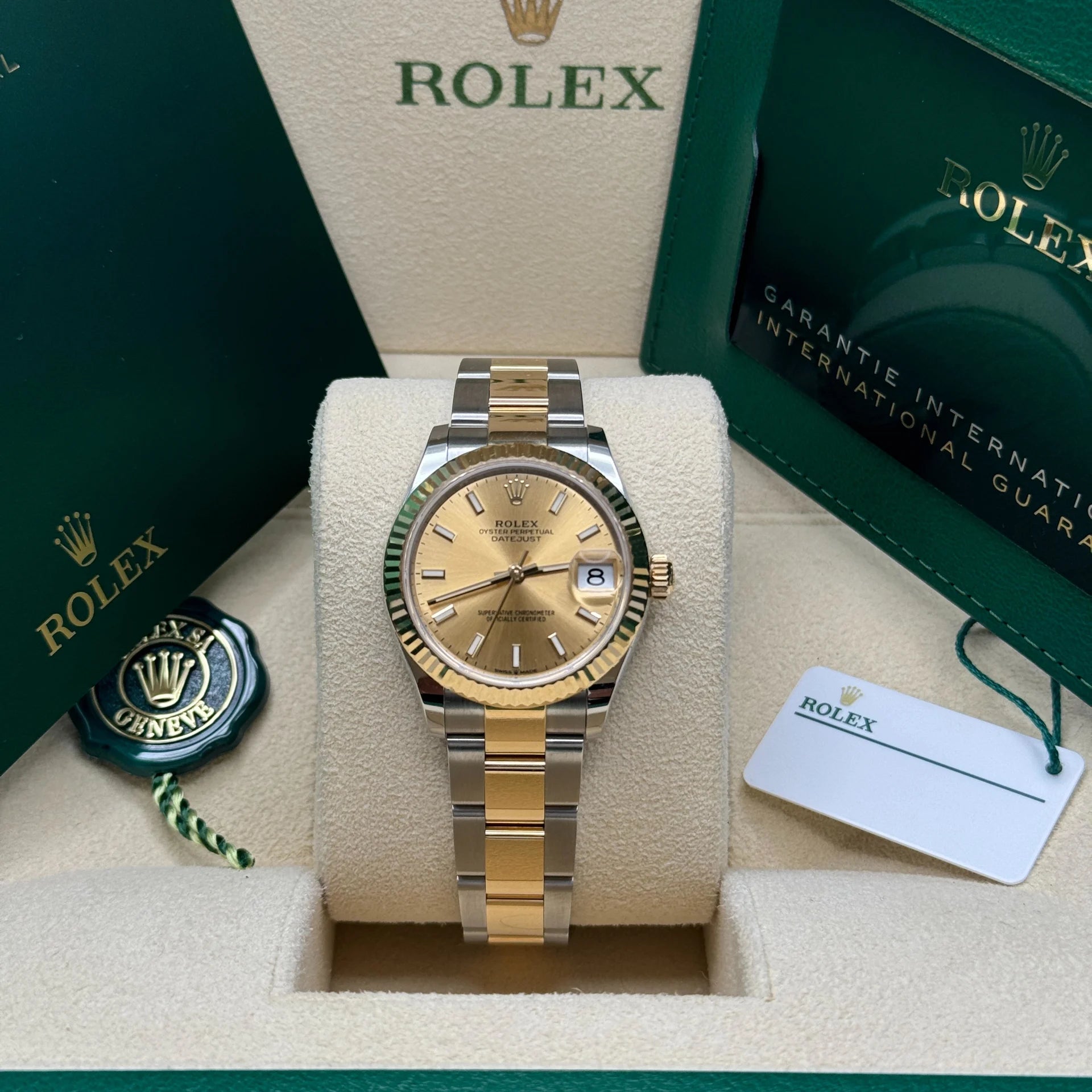 Rolex Datejust m278273-0013/0014 31mm Champagne Dial Stainless Steel and Yellow Gold Oyster Watch - Image 13