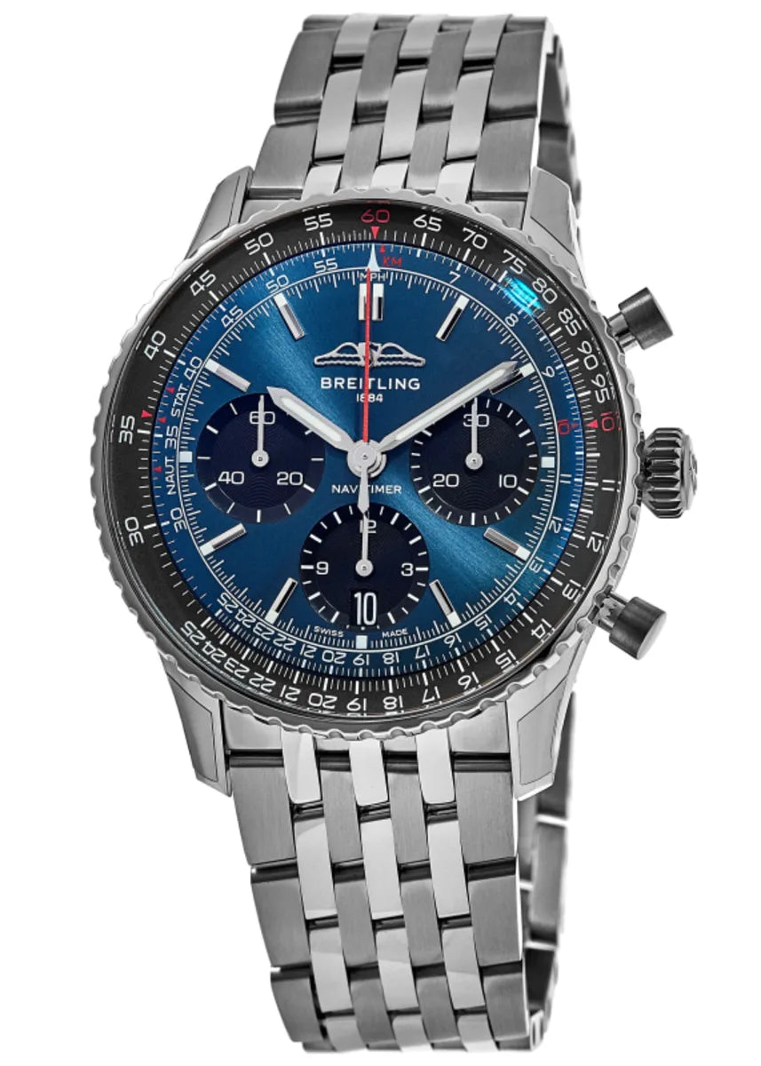 Breitling AB0139241C1A1 Navitimer B01 Blue Dial - Νew - Image 3
