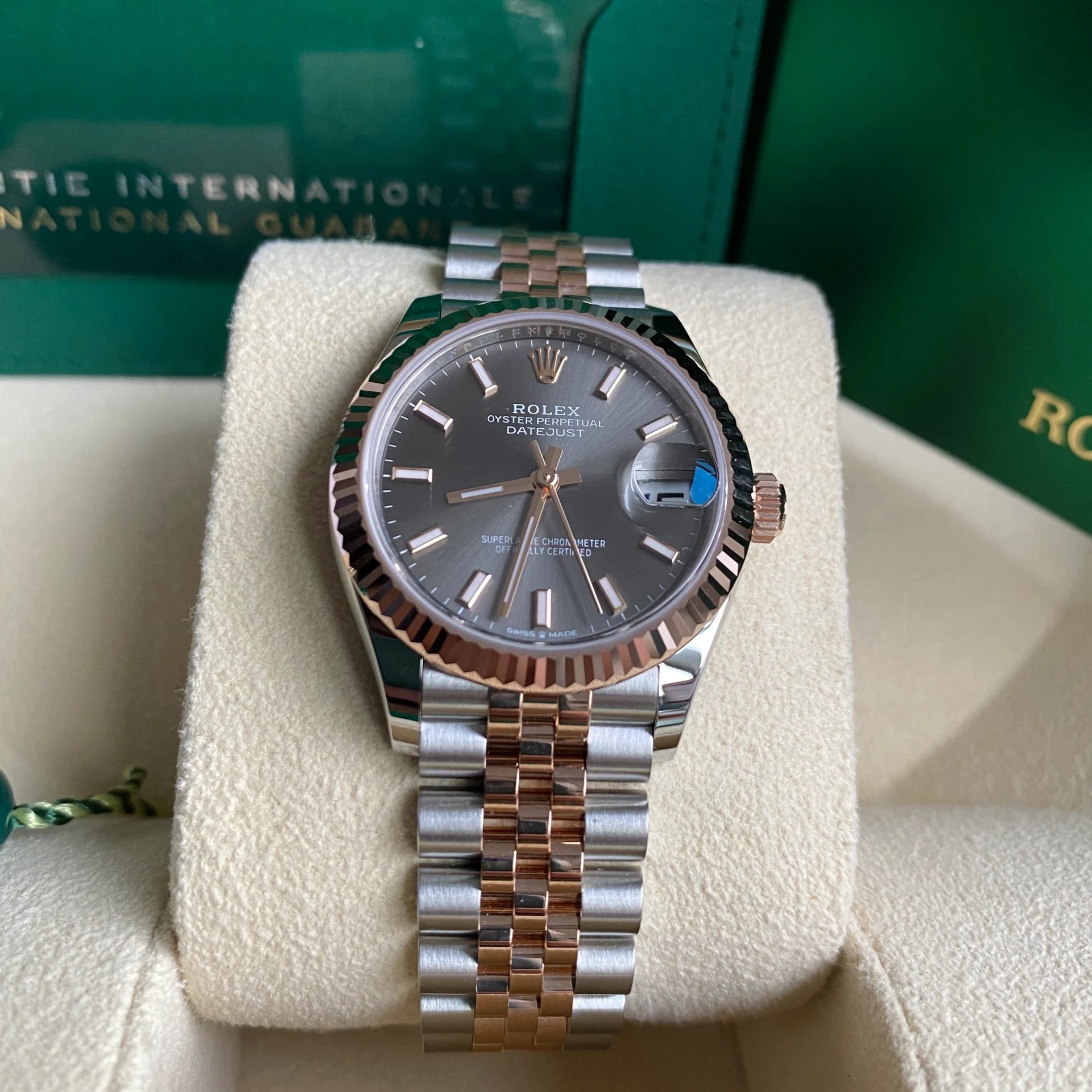 Rolex Datejust m278271-0017/0018 Slate 31mm Dial Oyster Bracelet Watch - Image 15