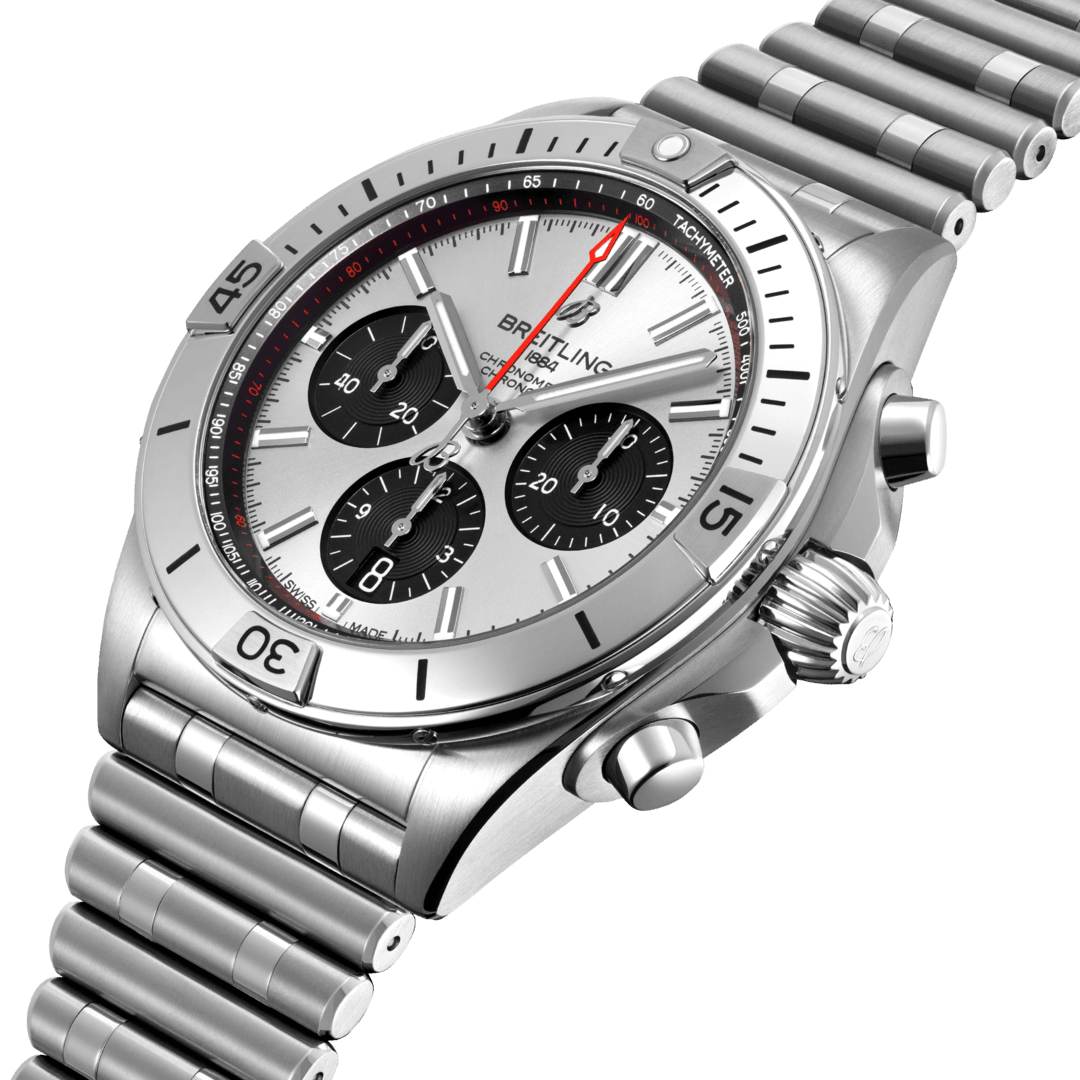 Breitling Watch Chronomat B01 42 Silver Bracelet - Image 4