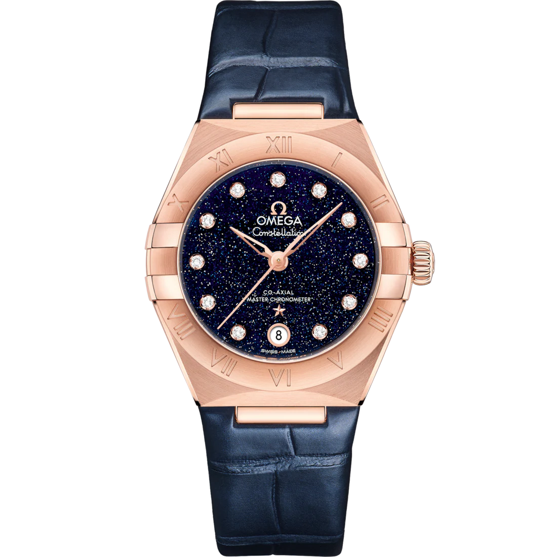 Omega Constellation Ladies' Selection 29mm Sedna�?gold on leather strap 131.53.29.20.53.003