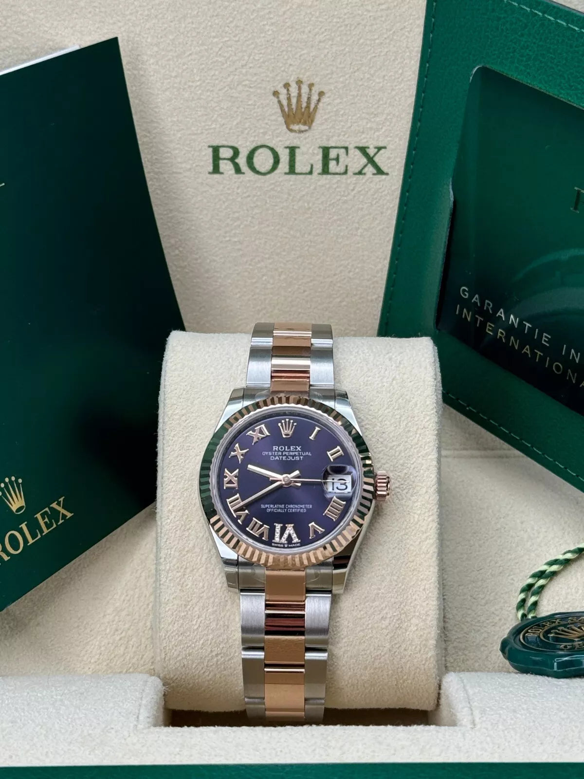 Rolex Datejust m278271-0019/0020 Aubergine 31mm Dial Oyster Bracelet Watch - Image 16