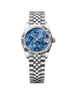 Alternative view of Rolex Datejust m278274-0035/0036 Azzurro Blue Dial Oyster Watch