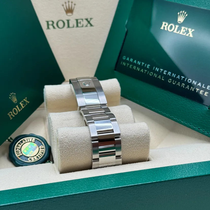Rolex Datejust 41mm 126300 Blue Roman Oyster Stainless Steel Watch - Image 12