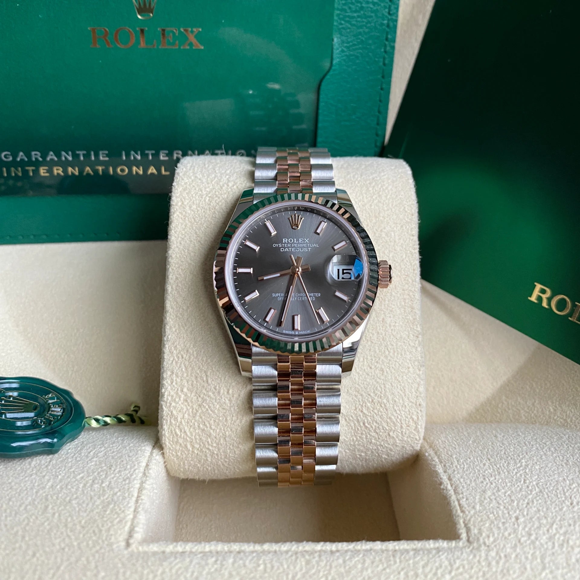 Rolex Datejust m278271-0017/0018 Slate 31mm Dial Oyster Bracelet Watch - Image 14