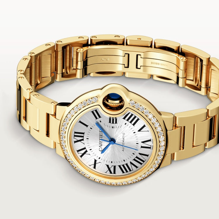 Cartier BALLON BLEU Diamond Yellow Gold 33mm - Image 5