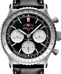 Alternative view of Breitling AB0137211B1P1 Navitimer B01 Black Dial - Νew