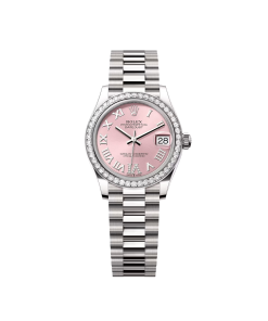 Rolex Datejust m278289RBR-0018 Pink Dial White Gold President