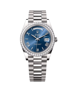 Rolex  Day-Date 40mm 228349RBR-0005 Bright Blue Dial President Bracelet