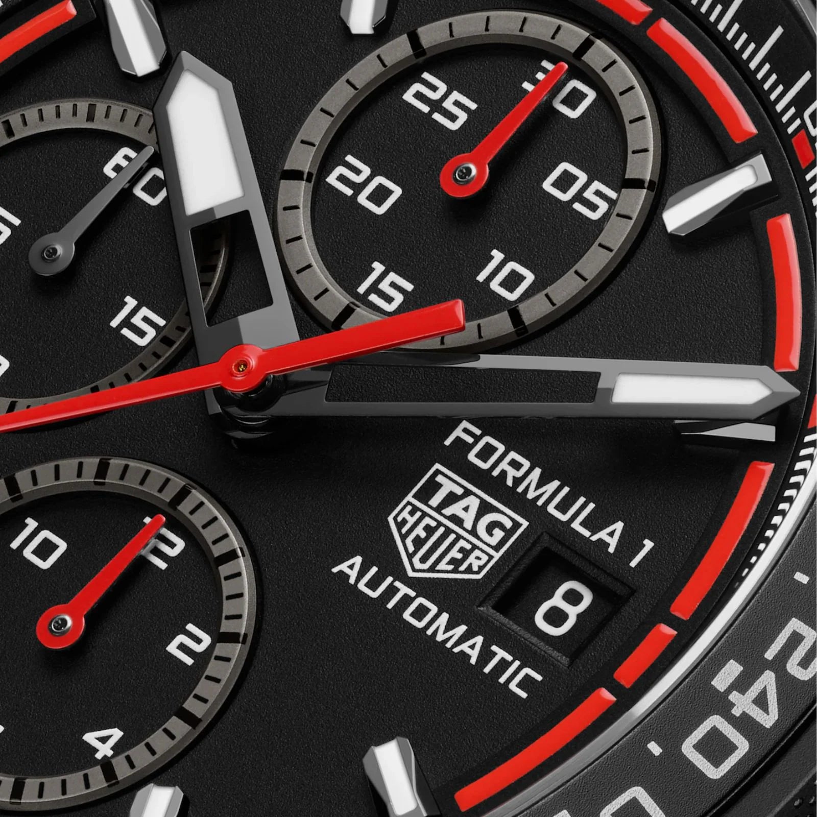 TAG Heuer Formula 1 Chronograph Automatic 44mm Mens Watch Black CBZ2082.FT8096 - Image 3