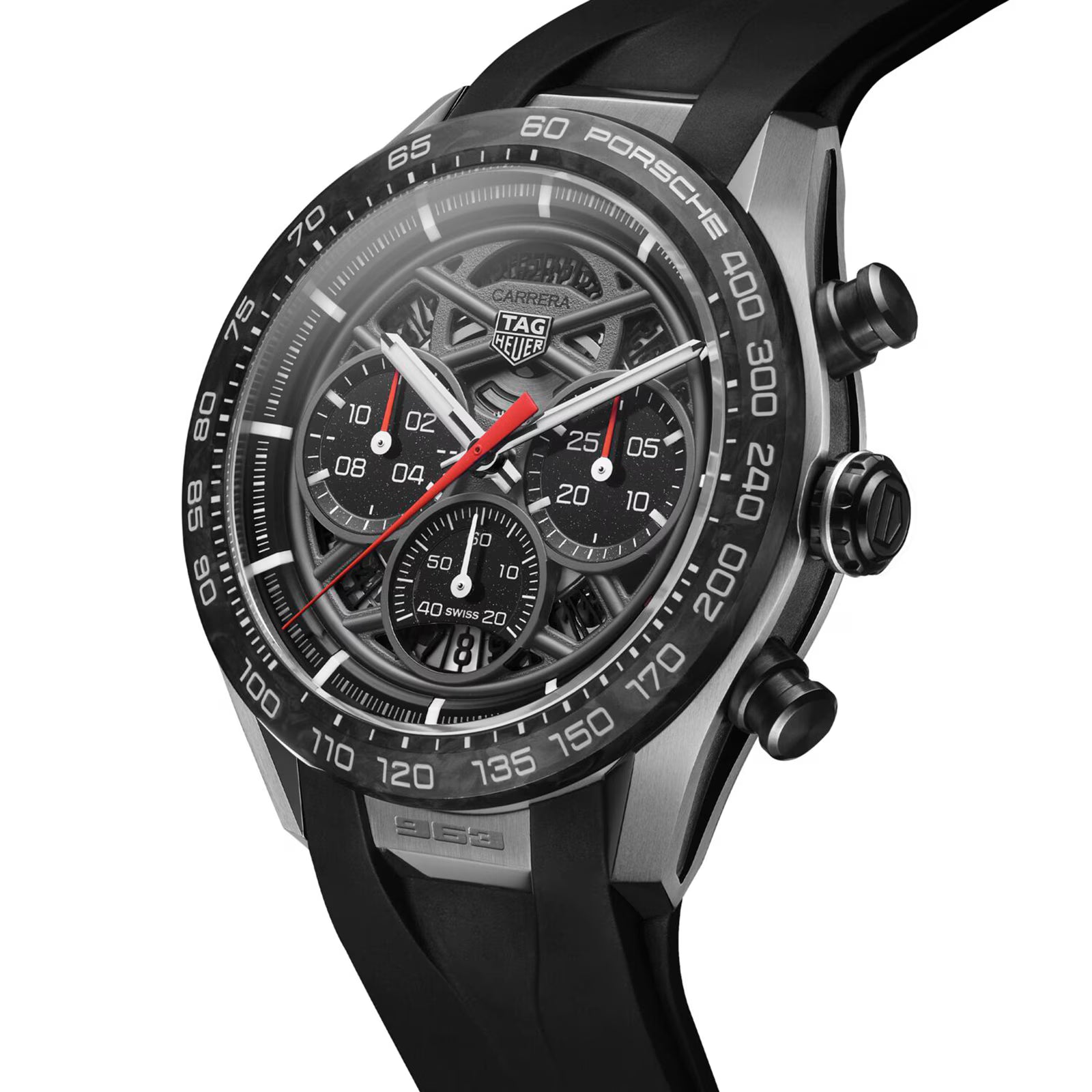 TAG Heuer Carrera Porsche Limited Edition 44mm Mens Watch Skeleton CBU2010.FT6267 - Image 2