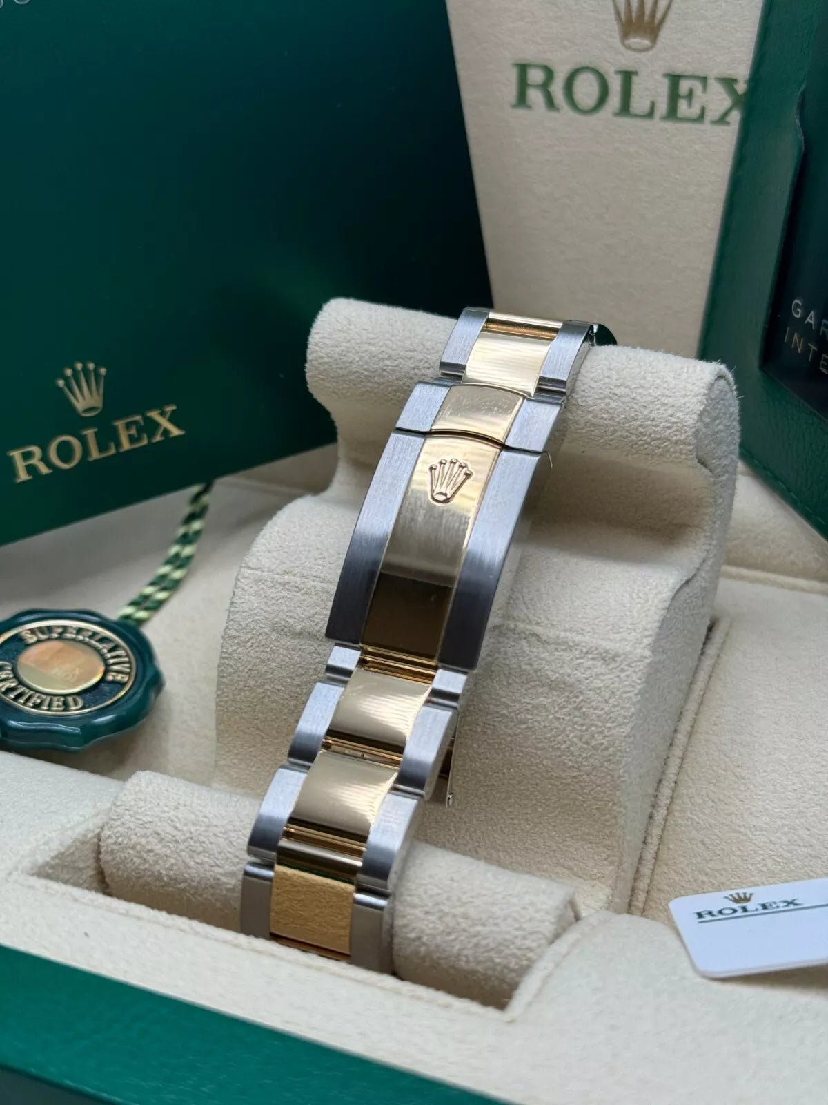 Rolex Datejust 41mm 126303 White Index Oyster Steel and Yellow Gold Mens Watch - Image 7