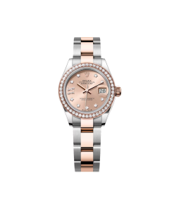 Alternative view of Rolex Lady-Datejust 28mm 279381RBR Rose Diamond Dial Oyster Bracelet