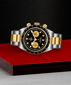Alternative view of TUDOR Black Bay S&G 41mm Black/Gold Dial Men's Chronograph Bracelet Watch M79363N-0001