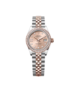 Rolex Lady-Datejust 28mm 279381RBR Rose Diamond Dial Oyster Bracelet