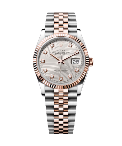 Alternative view of Rolex  Datejust 36mm 126231 Silver Palm Motif Dial 36mm