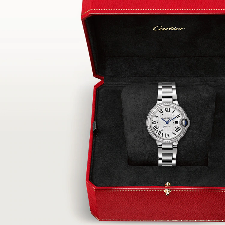 Cartier BALLON BLEU Diamond Watch 33mm - Image 8