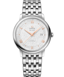 Omega De Ville Prestige 39.5mm Silver Dial Stainless Steel Bracelet 424.10.40.20.02.004