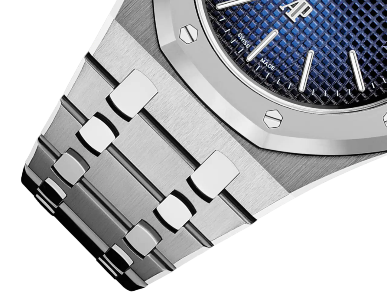 Audemars Piguet Royal Oak 39mm Smoked Blue Dial Titanium 15202IP.OO.1240IP.01 - Image 4