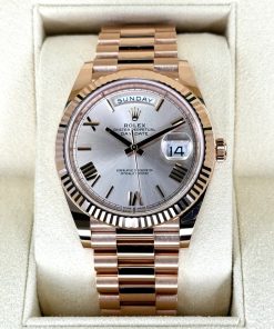 Alternative view of Rolex Day-Date President 40mm Everose Gold Sundust Roman Dial - 228235