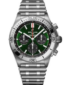 Breitling Watch Chronomat B01 42 Bentley Green Bracelet