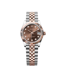 Alternative view of Rolex Datejust m278271-0027/0028 Chocolate 31mm Dial Oyster Bracelet Watch