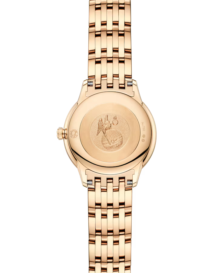 Omega De Ville Prestige 27.5mm Green jade Dial with Diamonds 18k Yellow Gold Strap 434.55.28.60.99.001 - Image 2