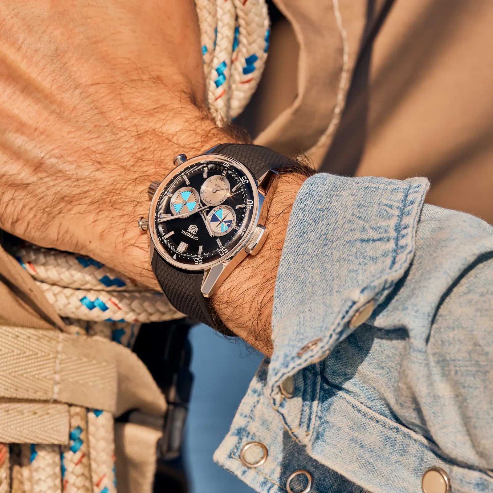 TAG Heuer Carrera Chronograph Seafarer x Hodinkee Automatic 42mm CBS2014.FT6293 - Image 11