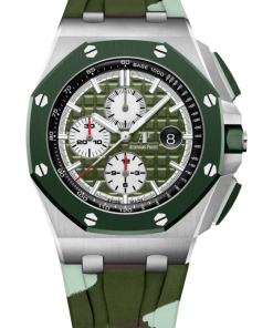 Audemars Piguet OFFSHORE Khaki Green Camouflage Dial CHRONOGRAPH 44mm 26400SO.OO.A055CA.01