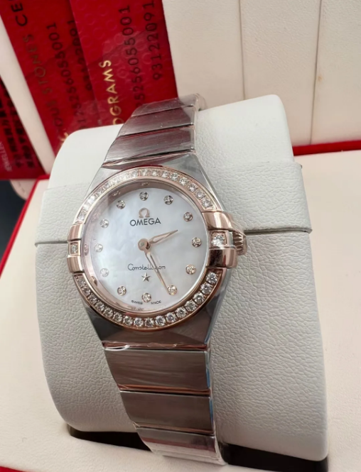 Omega Constellation Ladies' Selection 25mm steel �?Sedna�?gold on steel �?Sedna�?gold 131.25.25.60.55.001 - Image 5