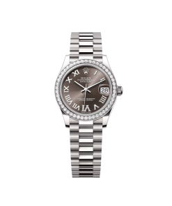 Rolex Datejust m278289RBR-0020 Dark Grey Dial White Gold President