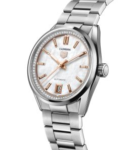 Alternative view of TAG Heuer Carrera Date 36mm Ladies Watch Mother Of Pearl WBN231C.BA0001