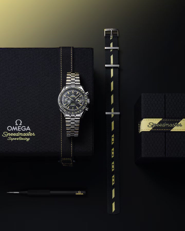 Omega Speedmaster Super Racing Black Dial 44.25mm Stainless Steel Bracelet 329.30.44.51.01.003 - Image 3