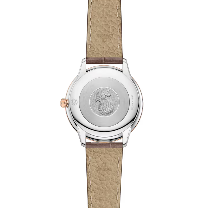 Omega De Ville Prestige 30 mm Silver Dial with Diamonds Stainless Steel and Sedna�?18k Rose Gold Strap 434.23.30.60.52.001 - Image 2