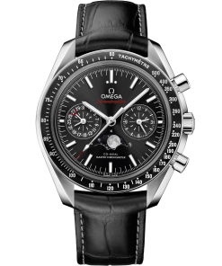 Omega Speedmaster Moonphase Black Dial 44.25mm Stainless Steel Strap 304.33.44.52.01.001