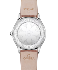 Alternative view of Omega De Ville Trésor 36 mm White Dial with Diamonds Stainless Steel Strap 428.18.36.60.05.002