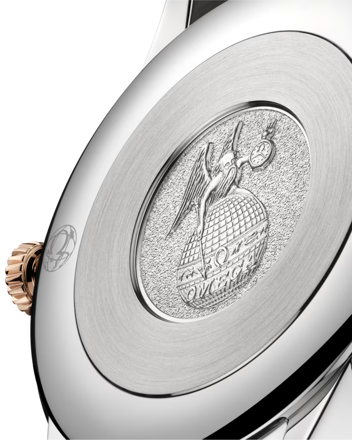 Omega De Ville Prestige 30 mm White Dial with Diamonds Stainless Steel and Sedna�?18k Rose Gold Strap 434.23.30.60.55.001 - Image 3
